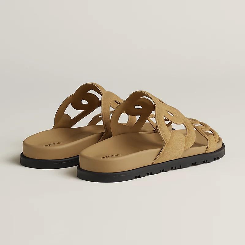 Dép Hermes Extra Sandal Nữ Be